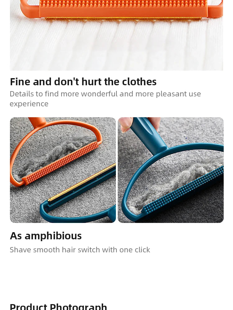 Brosse Anti-Poils Portative pour Vêtements et Meubles
