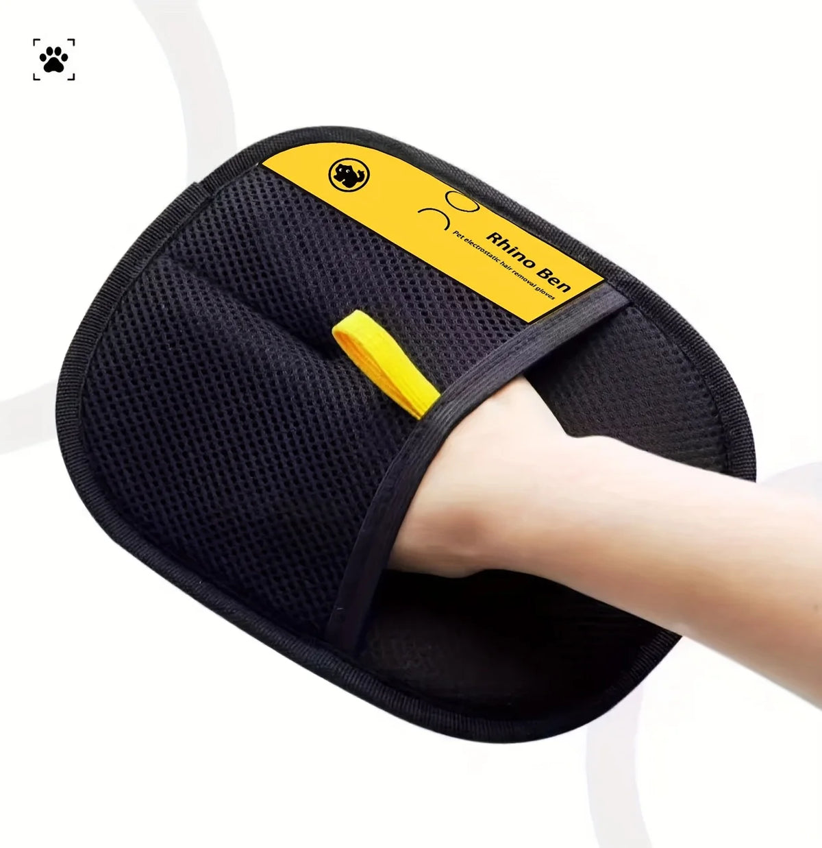 Gant de toilettage 2-en-1 pour chiens et chats — anti-poils, lavable