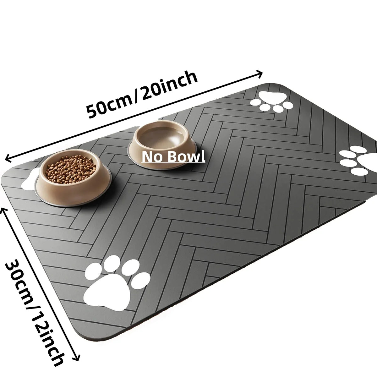 Tapis anti-dégât absorbant pour gamelle