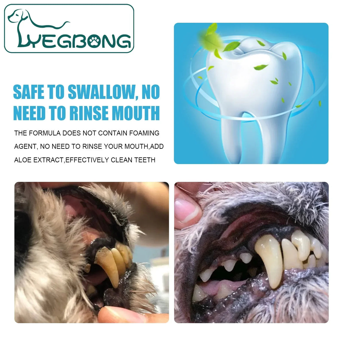 Dentifrice pour Chien et Chat — Haleine Fraîche