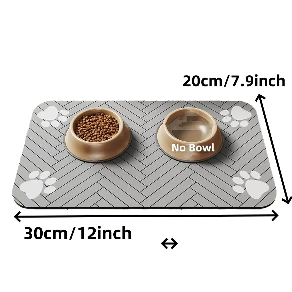 Tapis anti-dégât absorbant pour gamelle