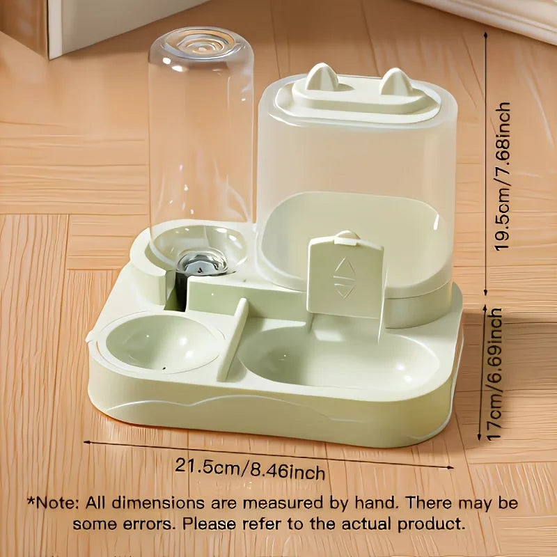 Distributeur 2-en-1 pour animaux — Nourriture & Eau