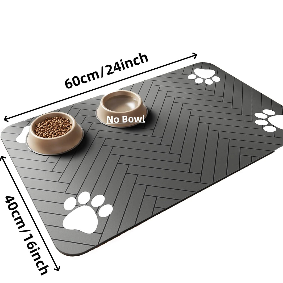 Tapis anti-dégât absorbant pour gamelle