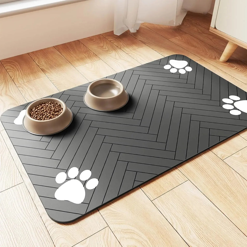 Tapis anti-dégât absorbant pour gamelle